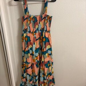 Multicolored Midi dress